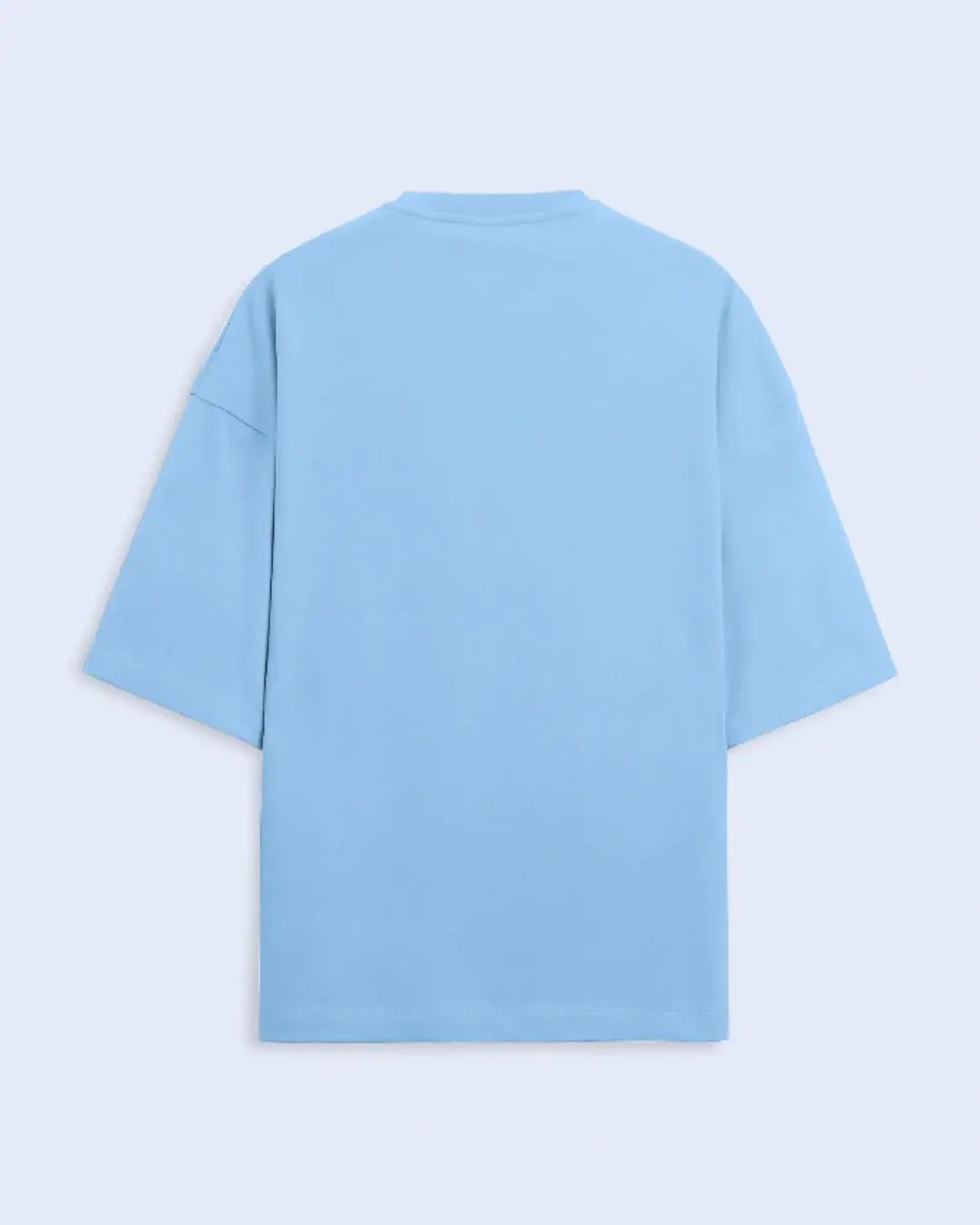 Blue flower - oversized tshirt - lux