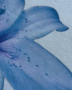 Blue flower - oversized tshirt - lux