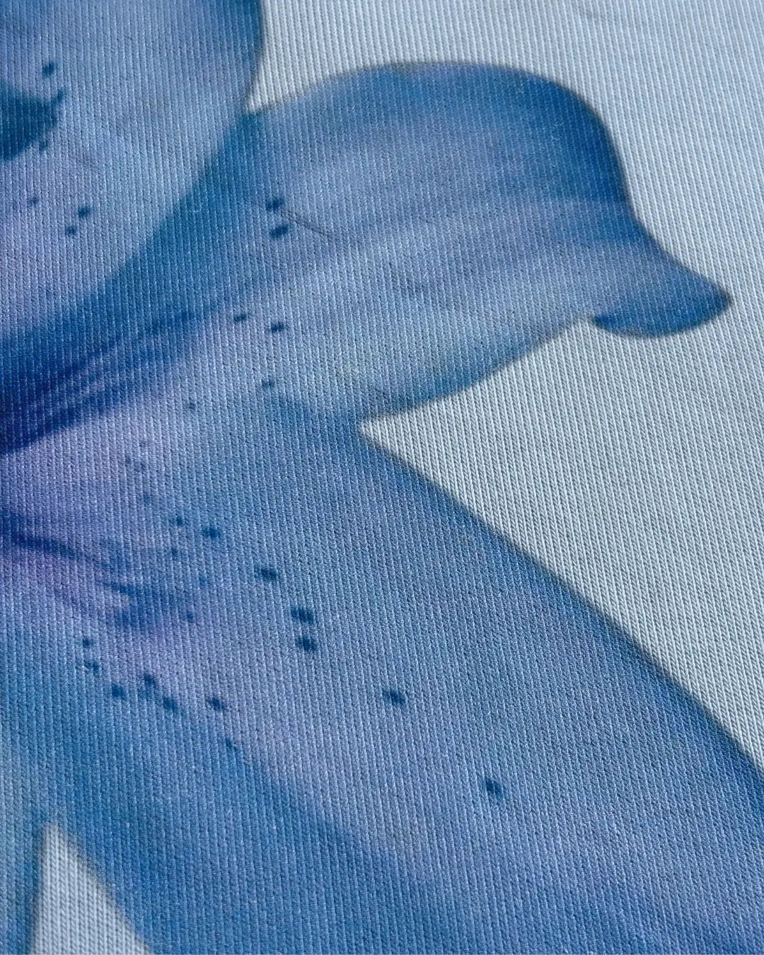 Blue flower - oversized tshirt - lux