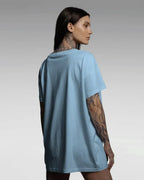 Blue Flower Oversized Tshirt - Urban Theory