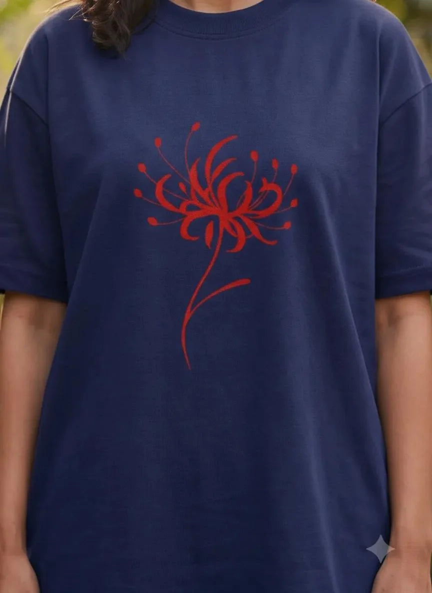 स्पाइडर लिली - Oversized Tshirt