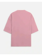Soft pink oversized t-shirt for women, relaxed fit, calm style, comfortable everyday wear