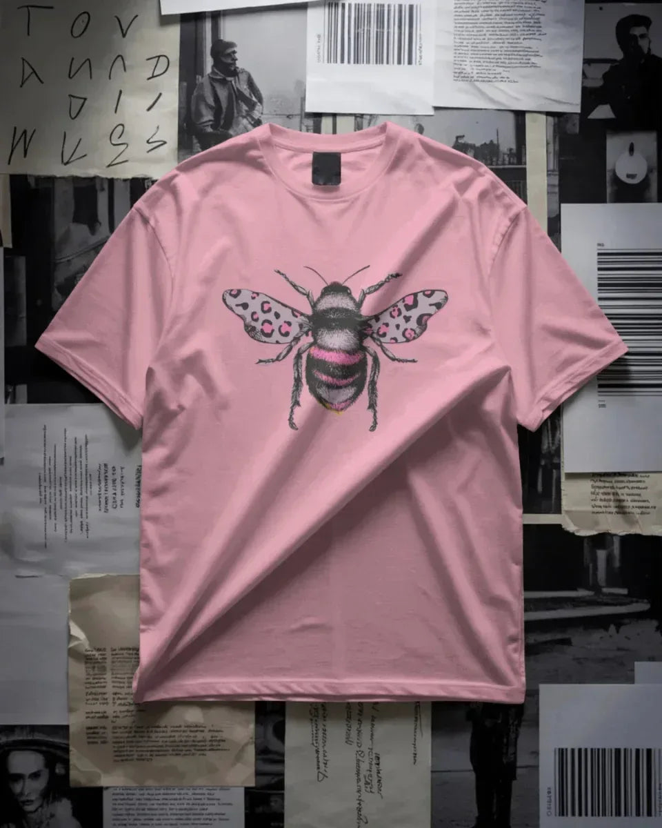 Feminine Bee Oversized Tshirt - Urban Theory