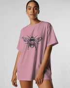 Feminine Bee Oversized Tshirt - Urban Theory