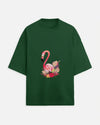 Flamingo amour - oversized tshirt - lux