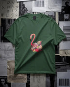 Flamingo amour - oversized tshirt - lux