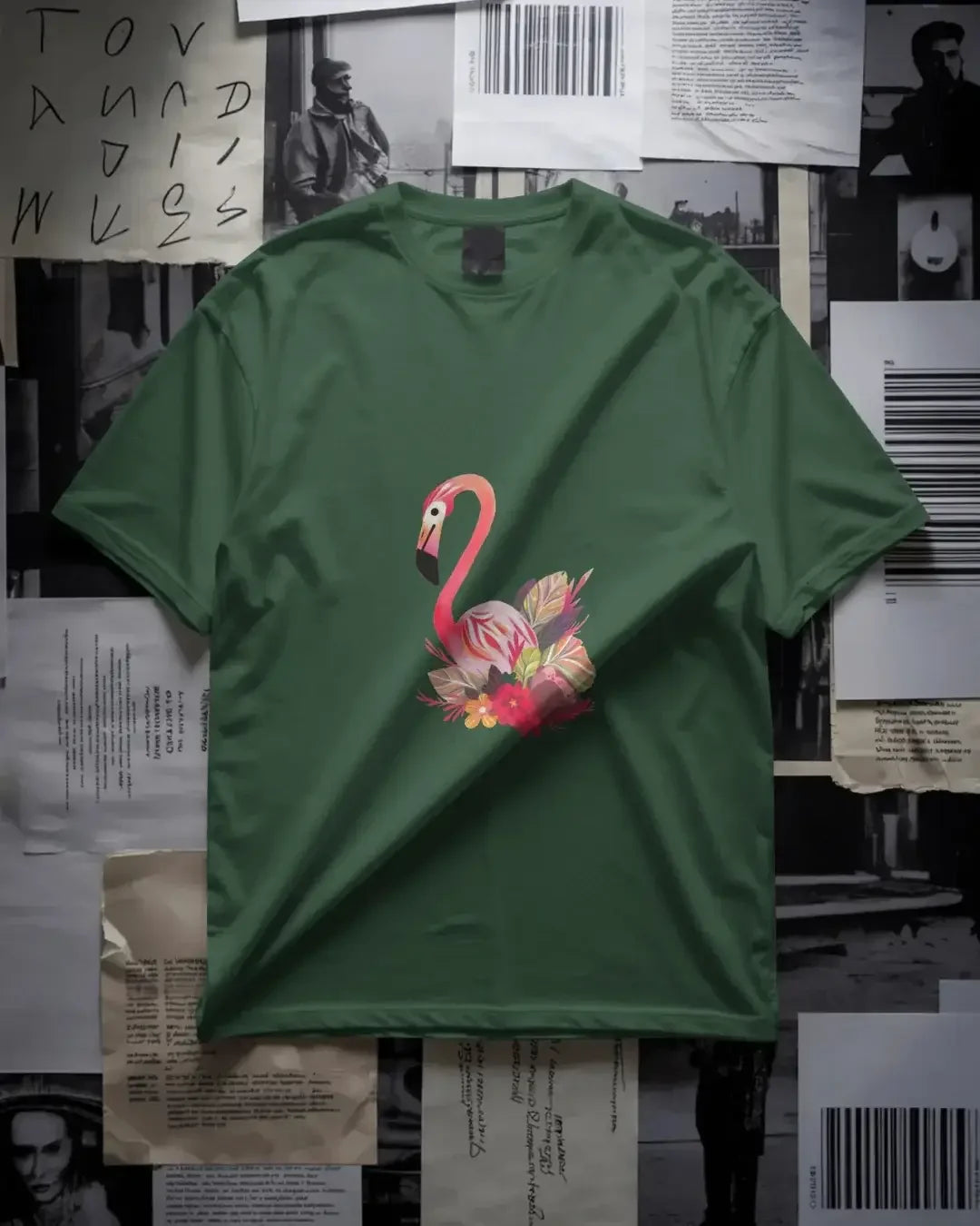 Flamingo amour - oversized tshirt - lux