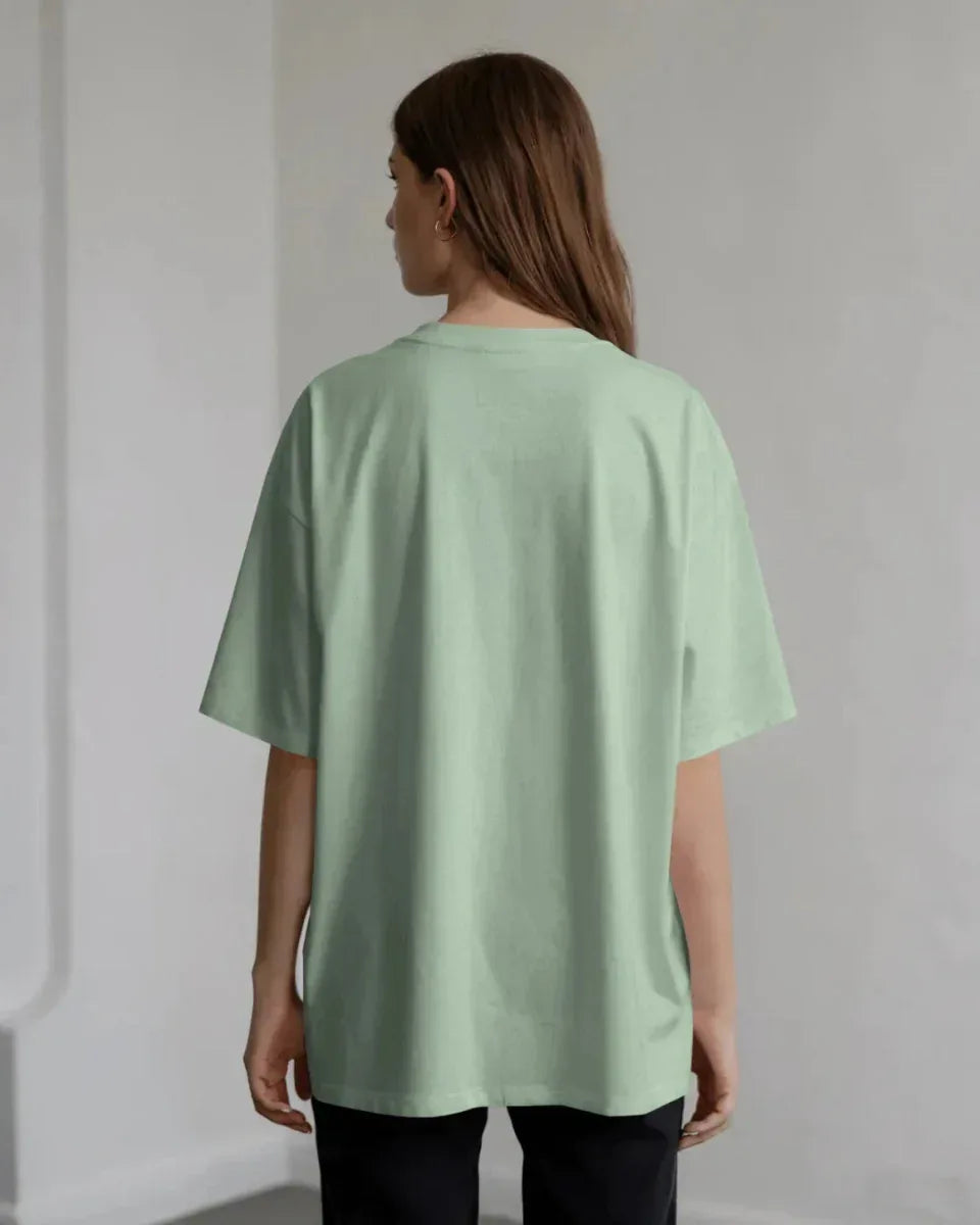Exquisite Flamingo Affection Oversized Tee - Urban Theory