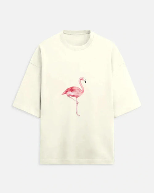 Flamingo Oversized Tshirt - Urban Theory