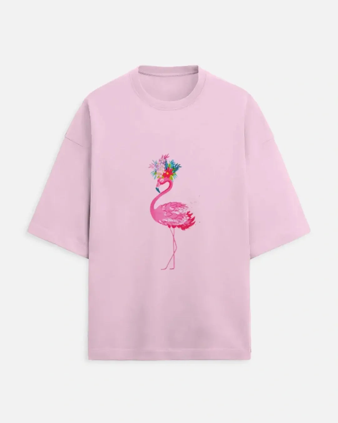 Flower crown - oversized tshirt - lux