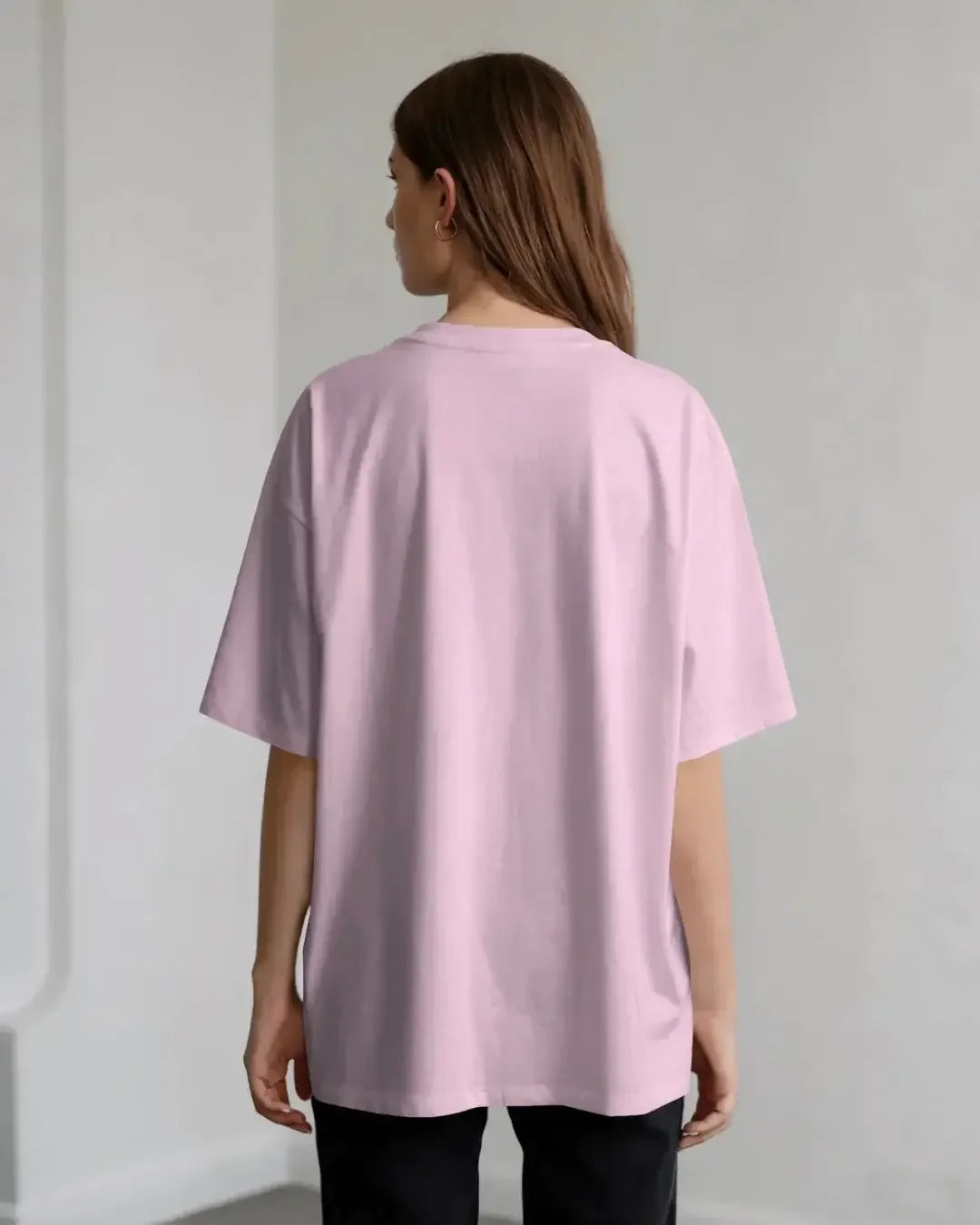 Flower crown - oversized tshirt - lux
