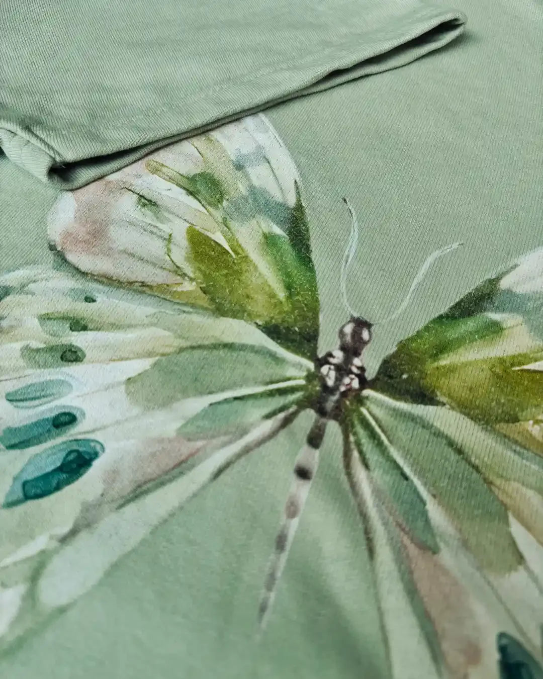 Jade Butterfly Oversized Tshirt - Urban Theory