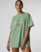 Jade butterfly - oversized tshirt - lux