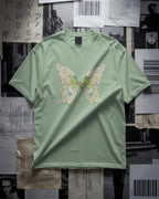 Jade Butterfly Oversized Tshirt - Urban Theory