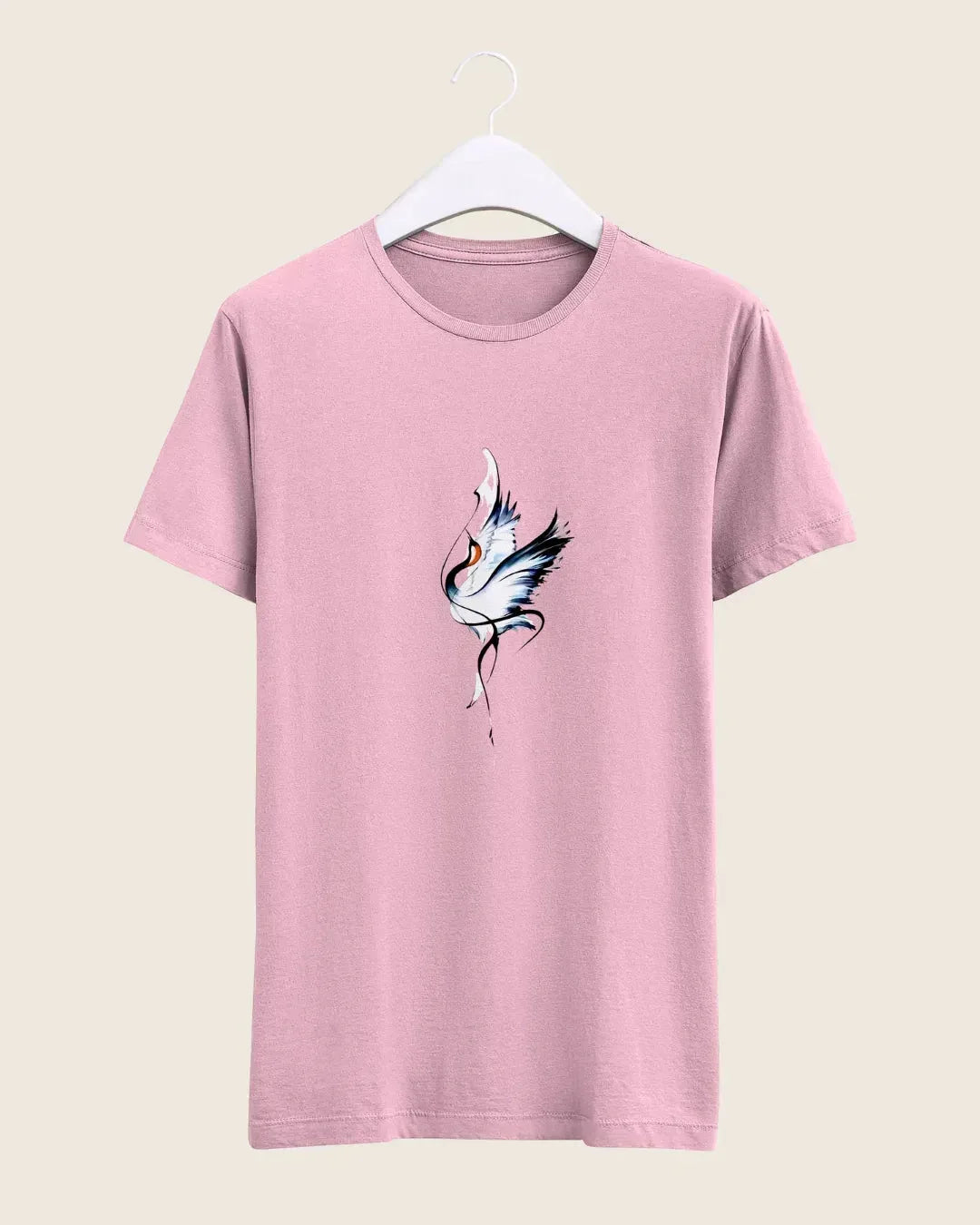 Japanese Culture Crane Regular Fit Tshirt - Urban Theory