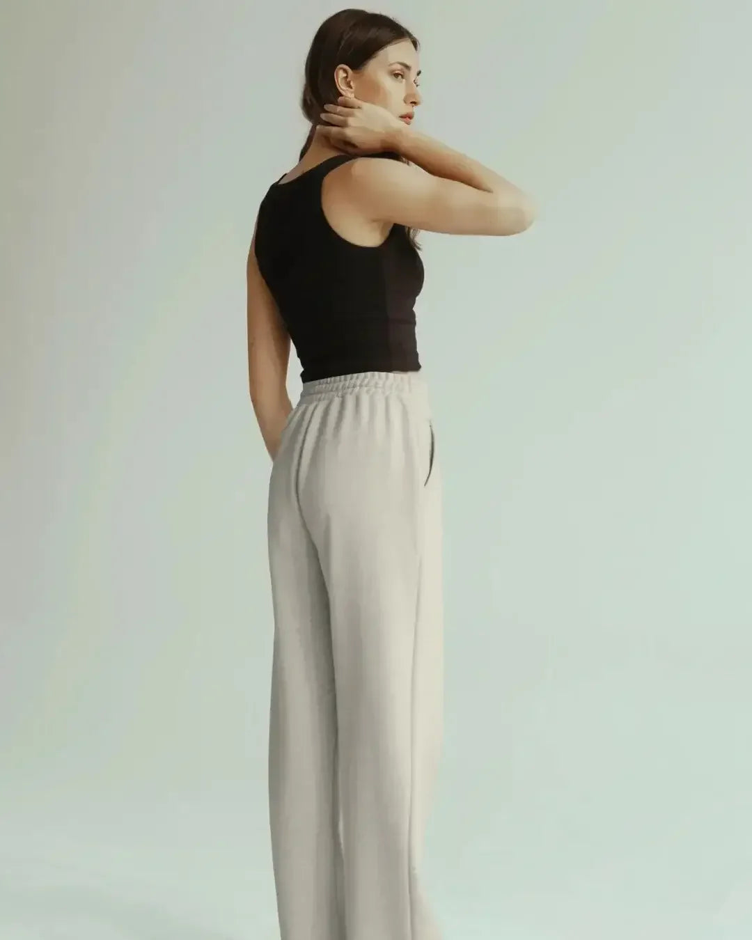 Luxurious embroidered - relaxed fit sweatpant - sweatpants