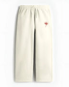 Luxurious embroidered - relaxed fit sweatpant - sweatpants