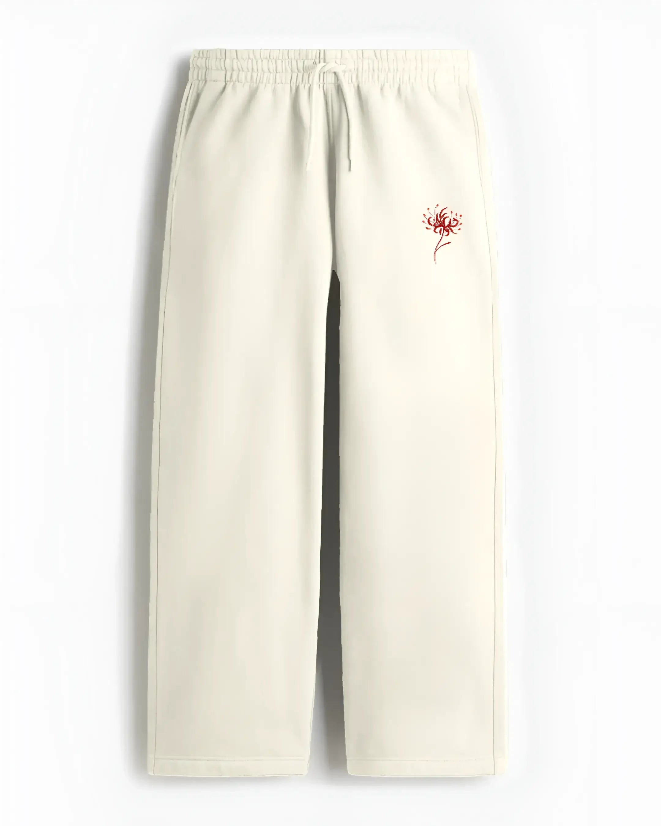Luxurious embroidered - relaxed fit sweatpant - sweatpants