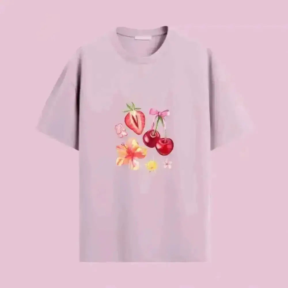 Oversized Tshirt in Pink Dream