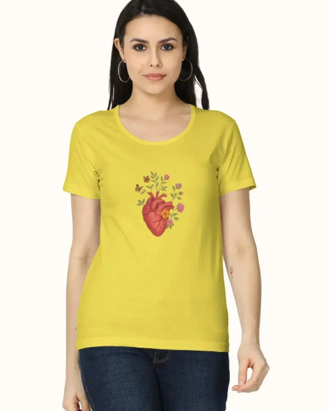 The Beautiful Heart Regular Fit Tshirt - Urban Theory